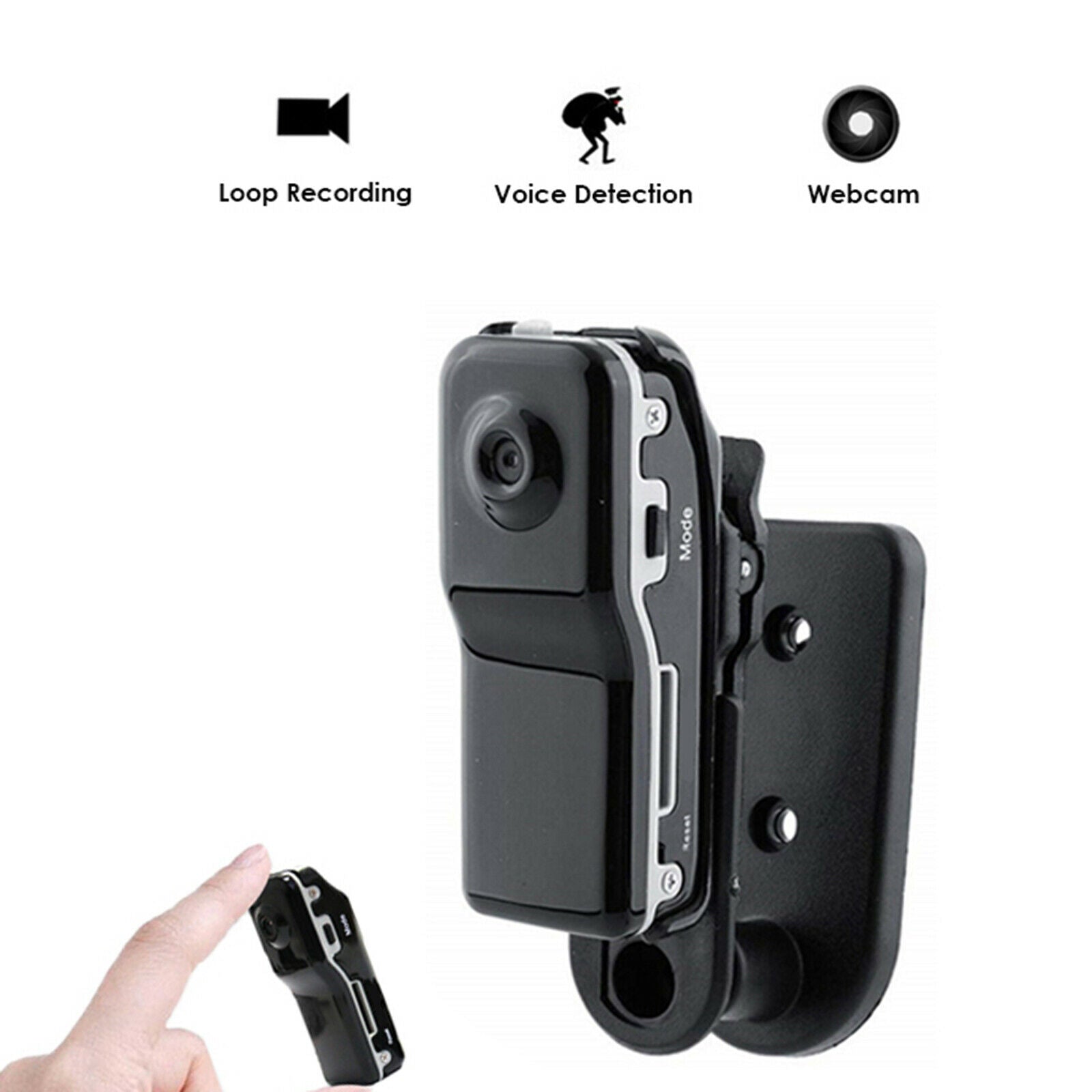 MD80 Portable Mini DV DVR Sports Camera HD 480P Video Audio Recorder Outdoor