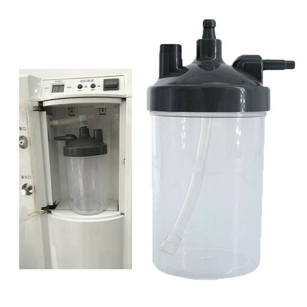 Oxygen Humidifier Bubbler Bottle - Humidity for Oxygen Therapy