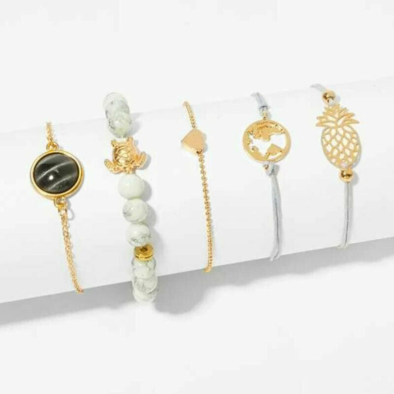 Shop-Story - Nicki Bracelet: Pack Of 5 Bracelets Style Tropical