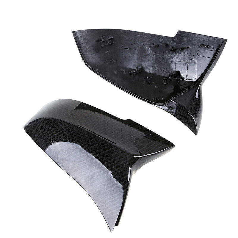 2Pcs Carbon fiber Mirror Cover Cap for BMW F20 F21 F22 F30 F31 F32 F33 F36 E84
