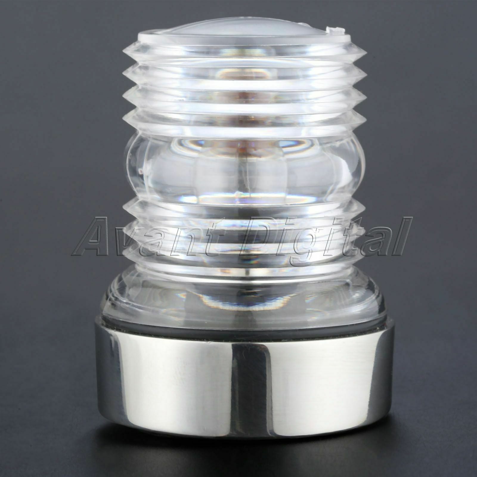1x Marine Boat Yacht 12V Navigation Light Stainless Steel Waterproof Dia 2.16"