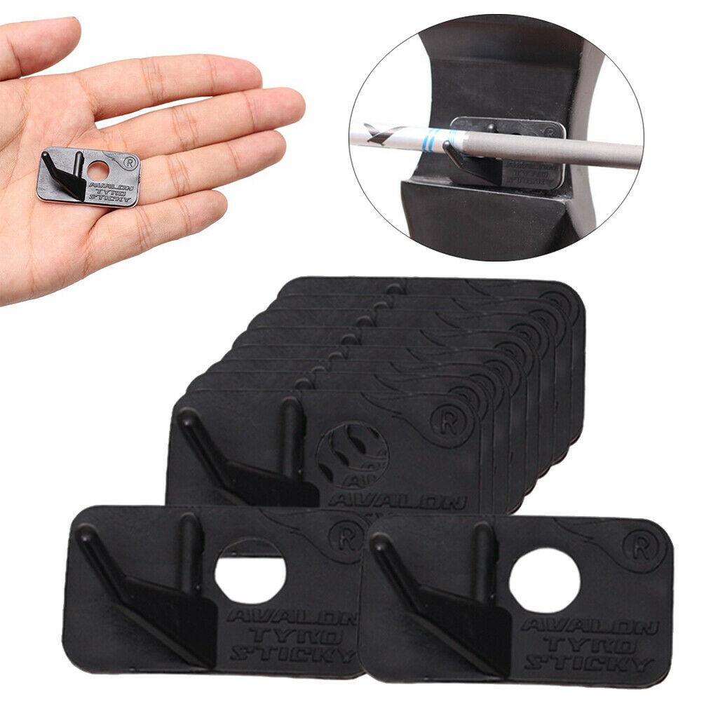 10x Black Arrow Bow Rest Right Hand with Self-adhesive Back Archery Tools