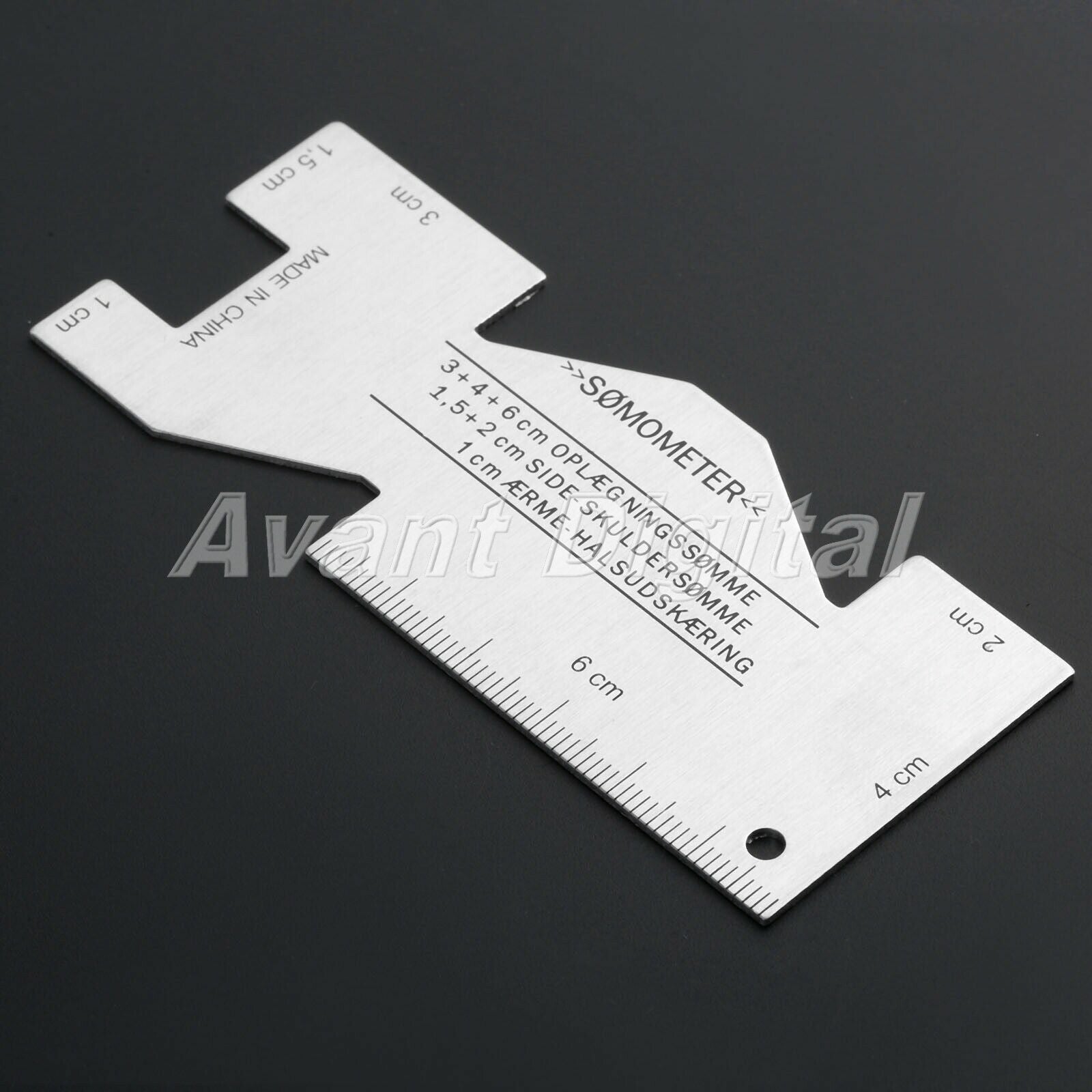 Metal One Side Sewing Gauge Rulers Measuring Tool for DIY Quilting Craft 1Pc