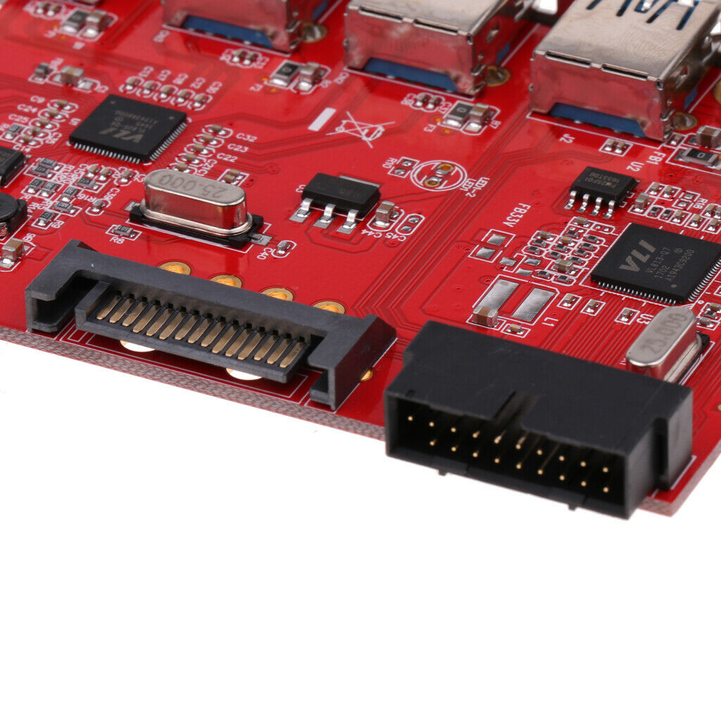 5 Ports PCI-E to USB 3.0 HUB   Expansion Card Adapter 5 Gbps Speed