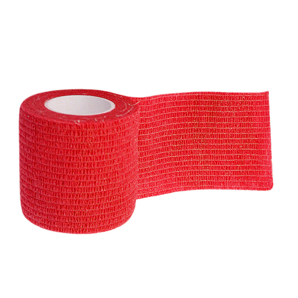 2 Roll Red Self Adhesive Grip Comfort Wrap Cover Tattoo Handle Bandage