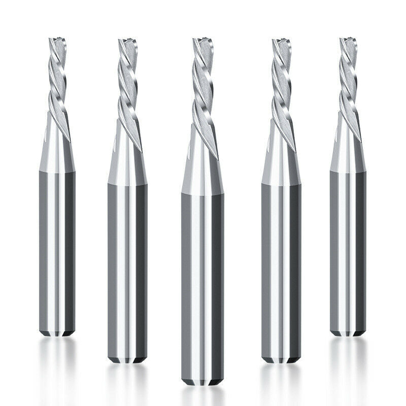 6.35Mm Shank 3-Slot Compression Milling Cutter Spiral Carbide Milling Cutter