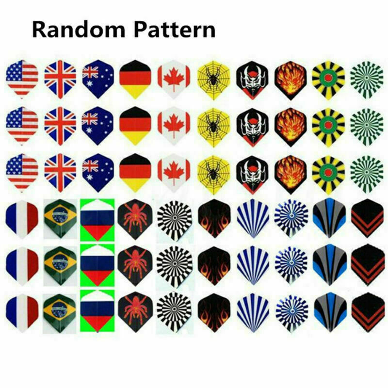 30PCS Professional Popular National Flag Pattern Nice Darts Tail Flights Wing