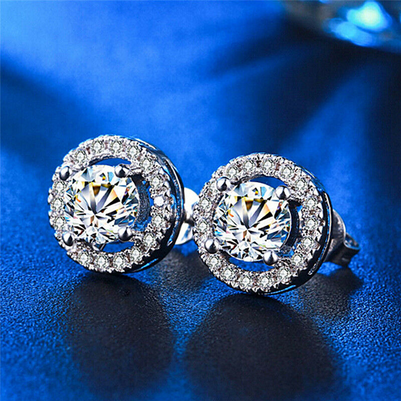 Classic Sliver Plated Heart Arrow Zircon Earrings Elegant Wedding Earringh3L Qx