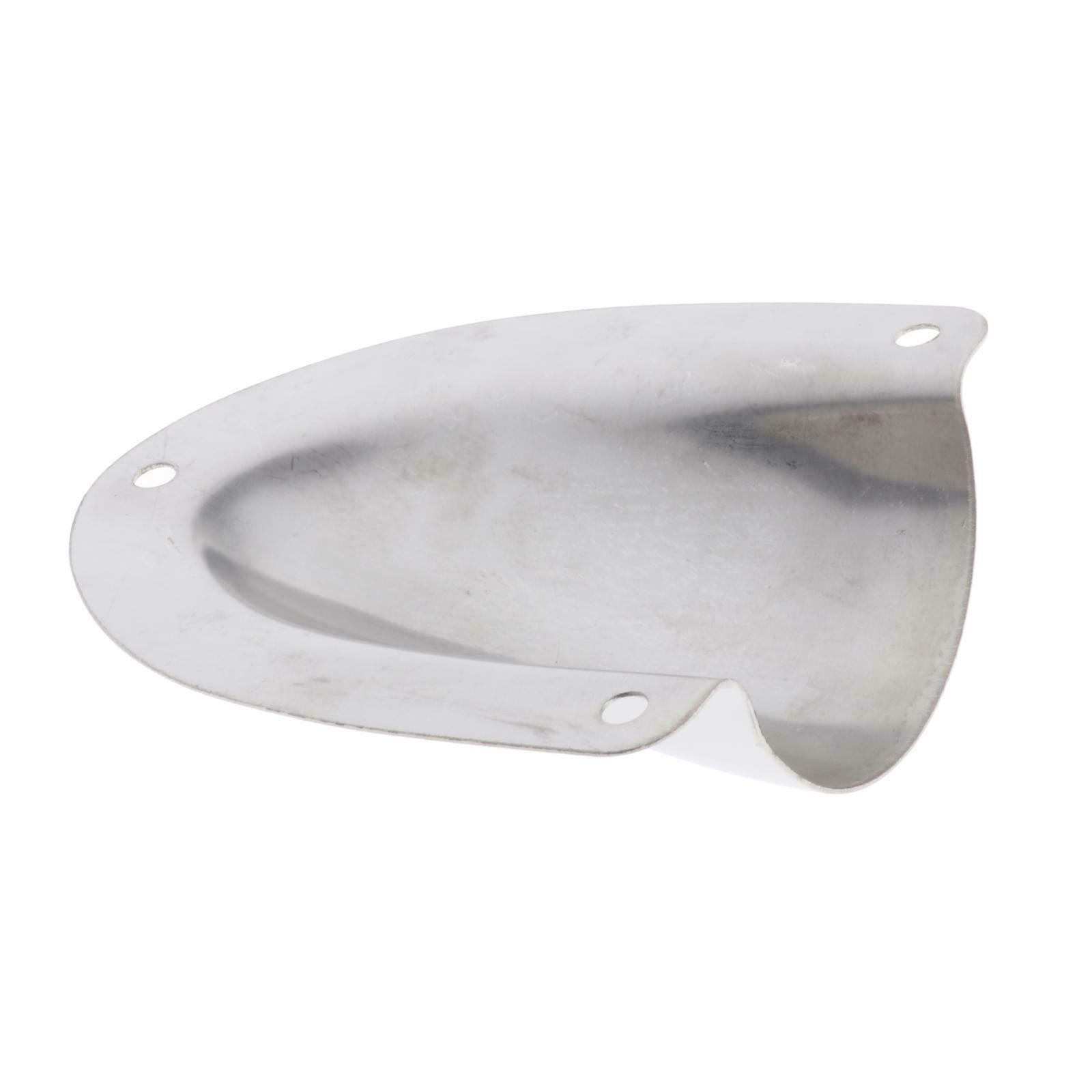 2X Marine Grade Stainless Steel Clamshell Clam Shell Vent Wire Cover Boat Yacht