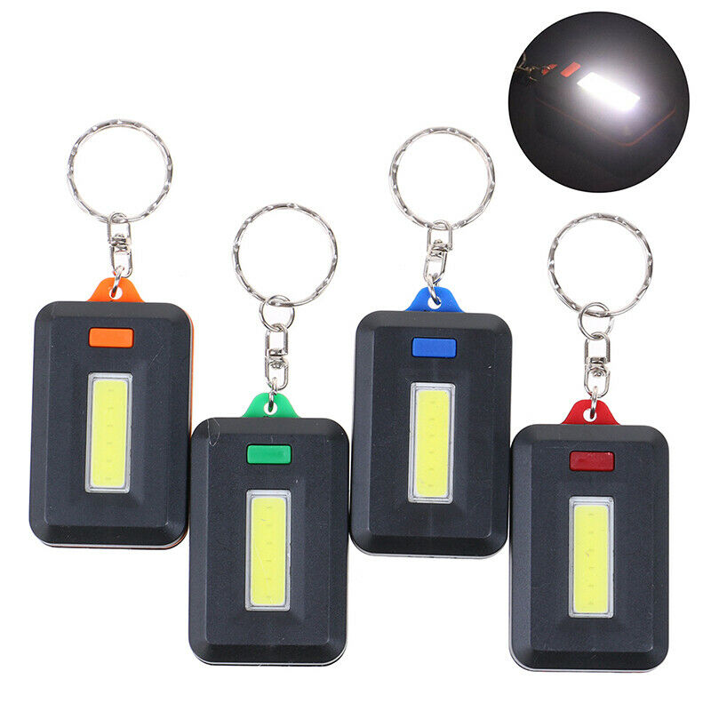 Cob flashlight keychain mini led flashlight portable outdoor emergency li.l8