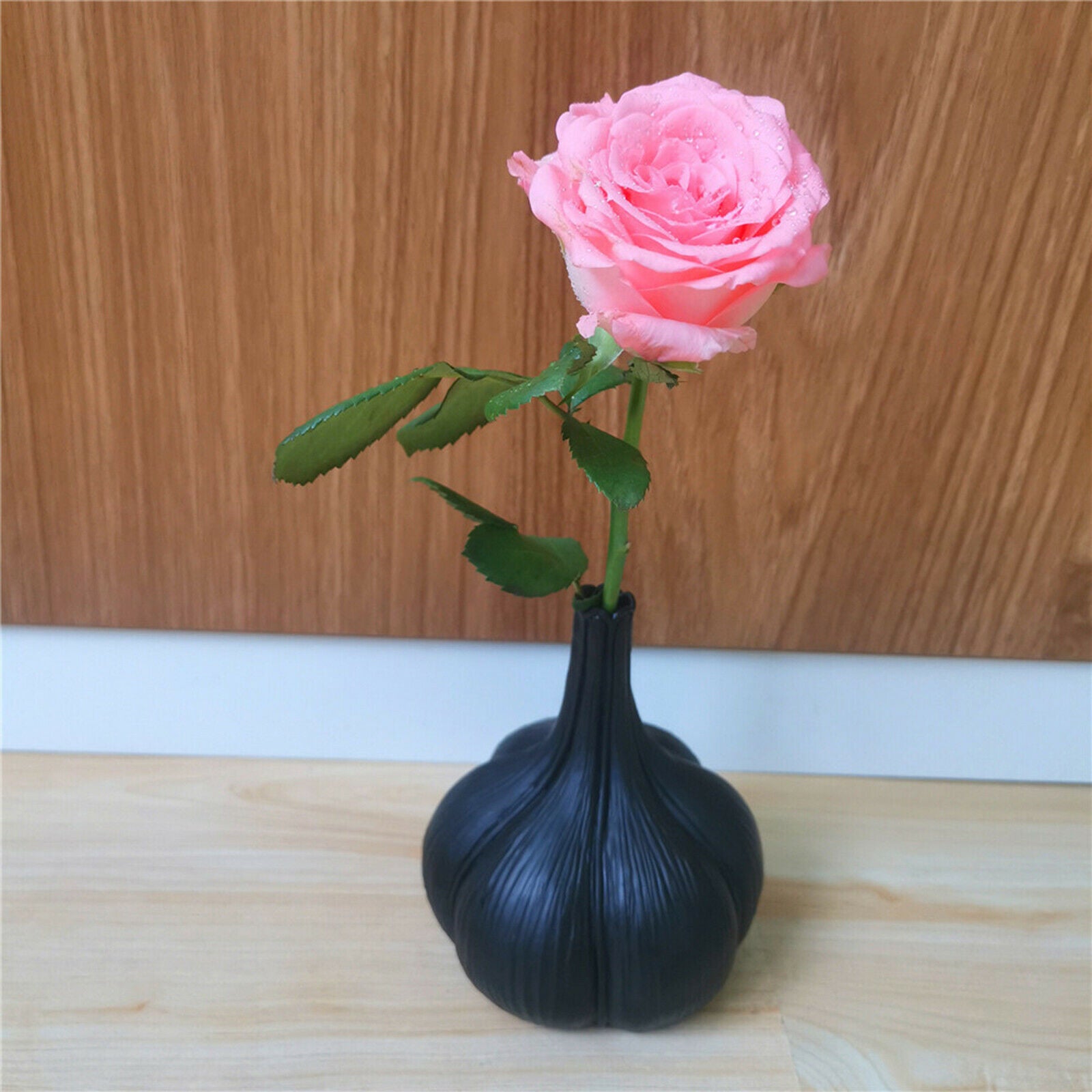 Simple Geometric Garlic Small Bud Vase Desktop Modern Office Decorative Vase