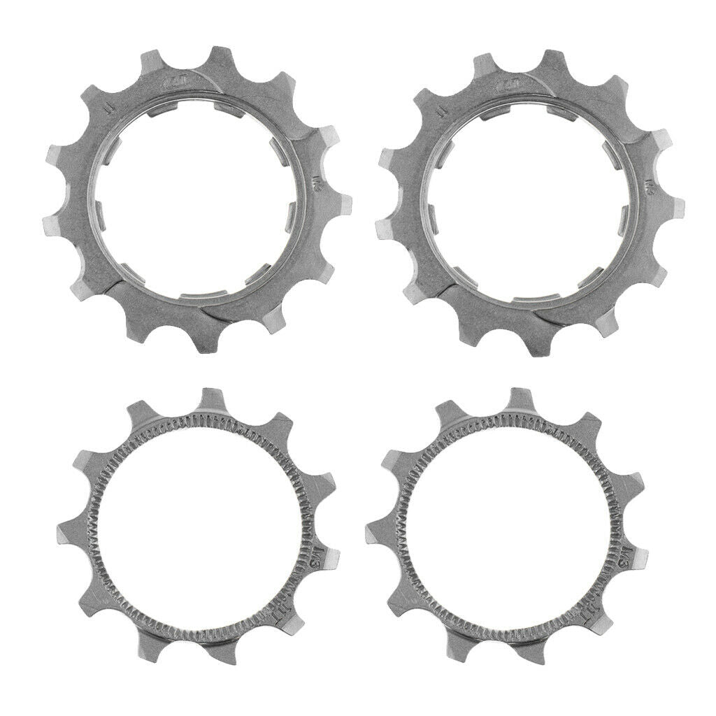 4Pcs 11  Mountain Bike Freewheel  Sprocket Repair Part 11T + 13T