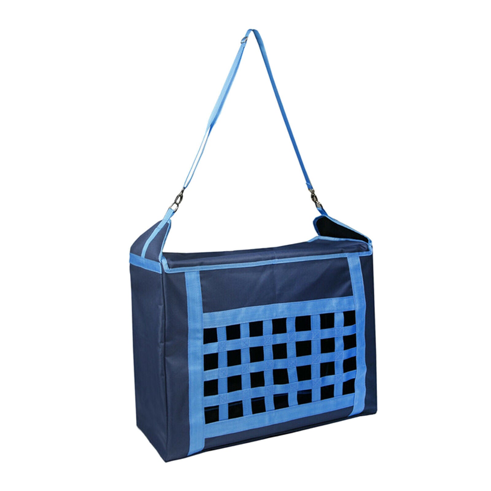 Slow Feed Horse Hay Bag Adjustable Hay Net Haylage Tote Pouch for Horse