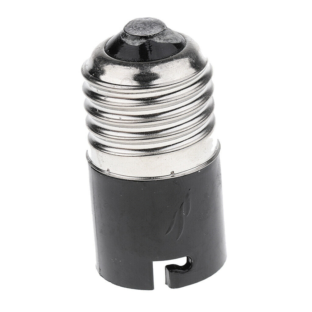 3xWhite E27 to B22 Light Bulb Screw Socket Lamp Enlarger Holder Adapter Extender