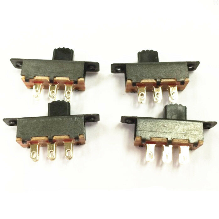 20Pcs Panel DC 50V 0.5A 2 Position DPDT Mini Slide Switch 6 Pins SS-22F25G5