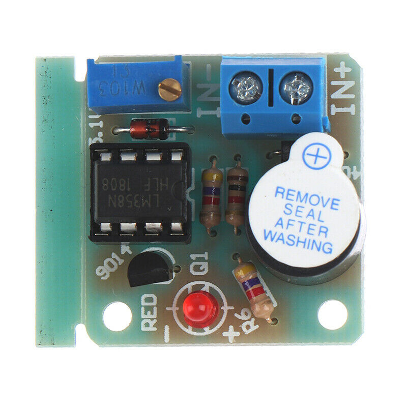 Anti Over Discharge Low Voltage Protection Module Audible Alarm Buzzer 9V 12V DD