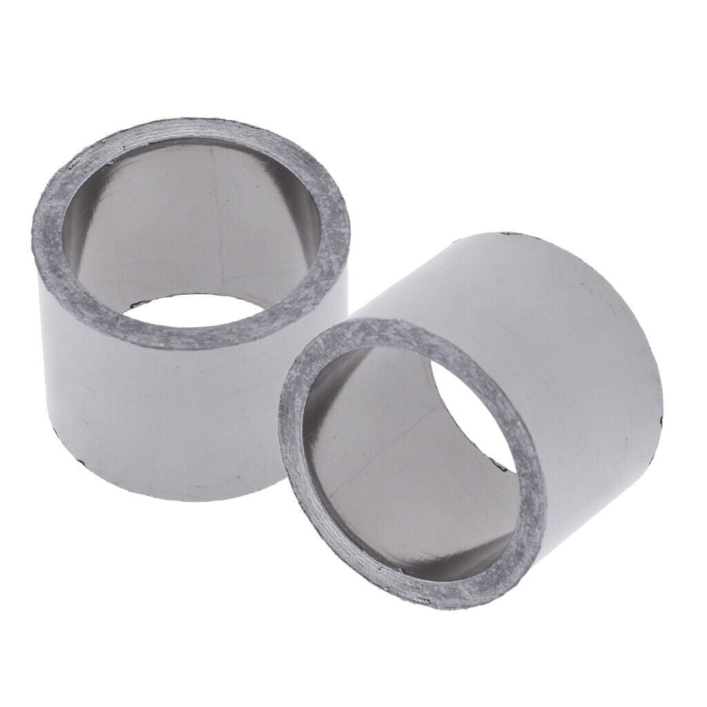 2x Motorcycle Exhaust Pipe Gasket for DirtBike / ATV / Scooter Muffler Part