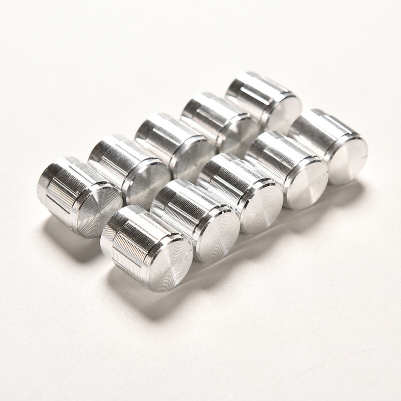 10PCS Aluminium Potentiometer Knobs Volume Control Amplifier Shaft 6MMDD