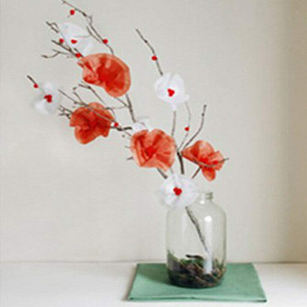 8Pcs Unpainted Natrual Dry Branches Rustic Wood Pieces Wedding Art Decors