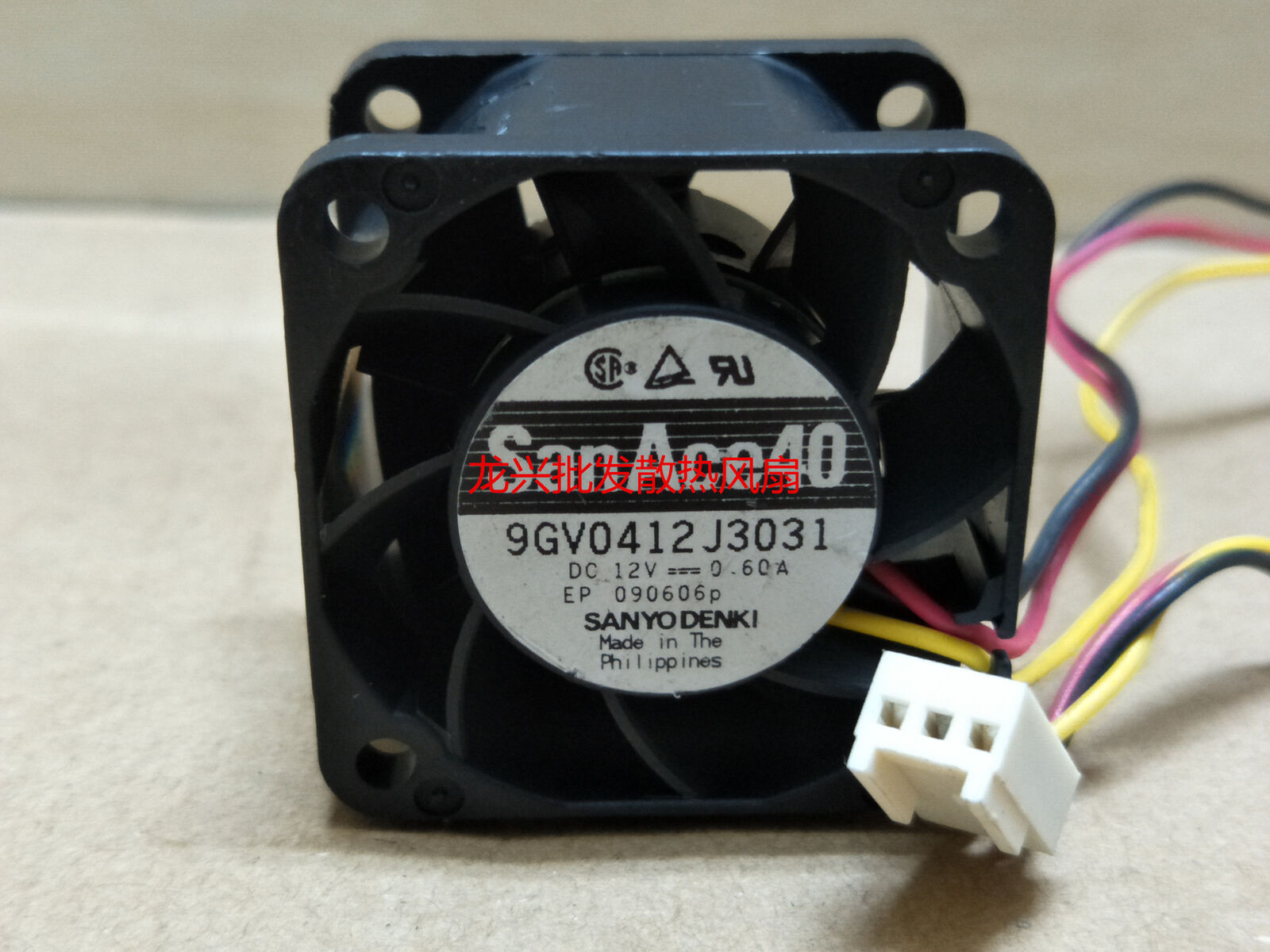 For San Ace 40 4028 12V 0.60A 4CM 4028 Server Chassis Fan 9GV0412J3031
