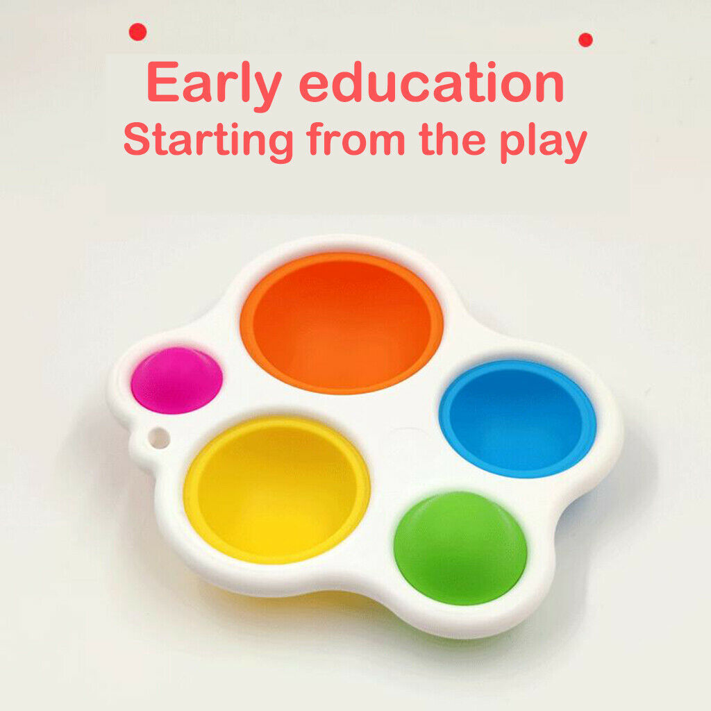 Baby Simple Sensory Toys, Silicone Flipping Board for Toddler Early Educationals