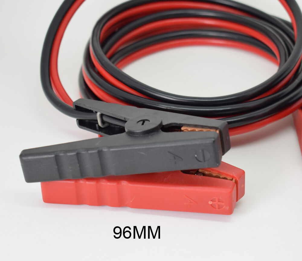 1pair Car Battery Booster Line Jumping Cables Power Fire Wire w/Heavy Duty Clip