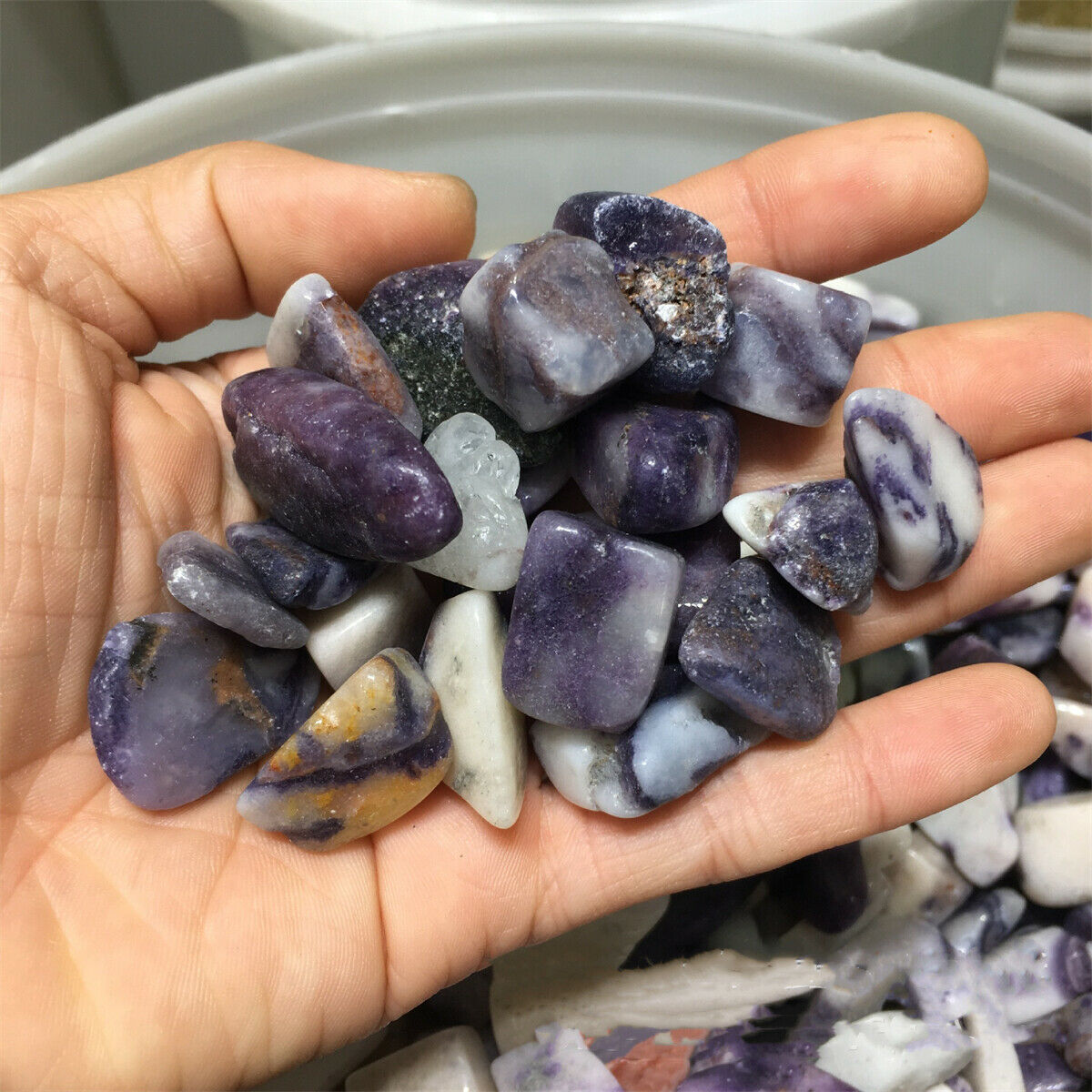 100g Natural Sugilite Crystal Rough Stone Rock Mineral Specimen Stone Crafts
