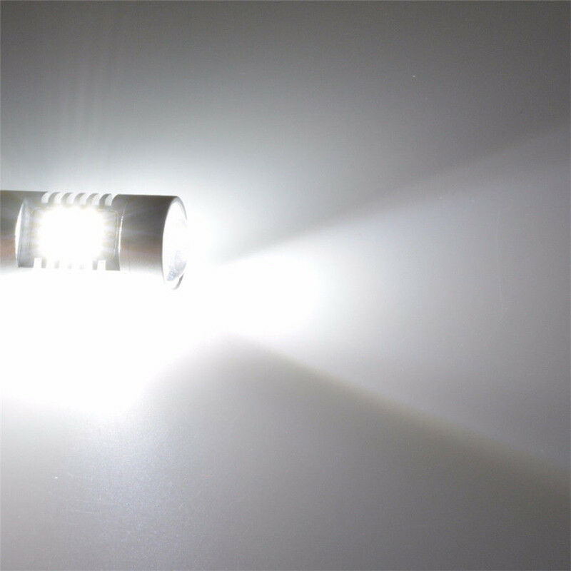 2PCS Universal 12V H6M P15D Moped Scooter LED Headlight Bulb White Fog Light