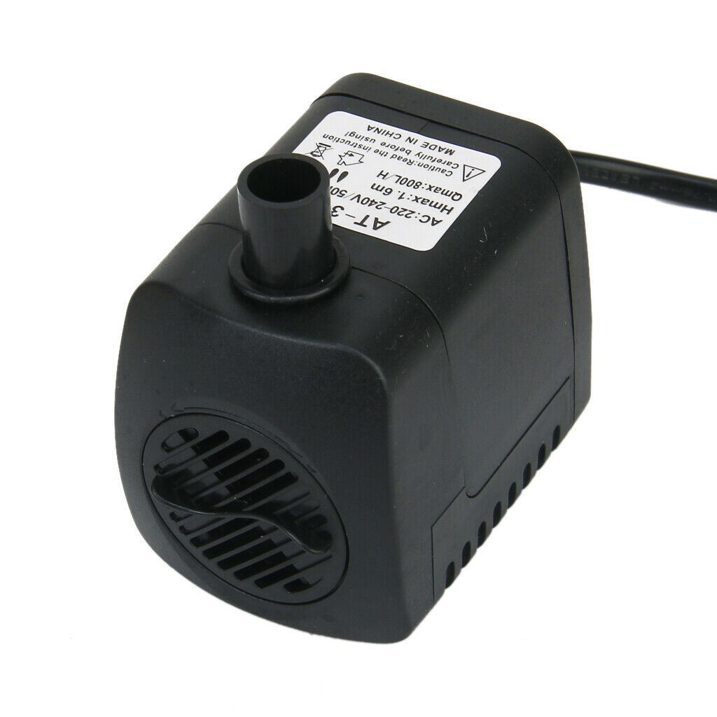 AC 220-240V 15W Submersible Water Pump Aquarium  Pond Pump EU Plug
