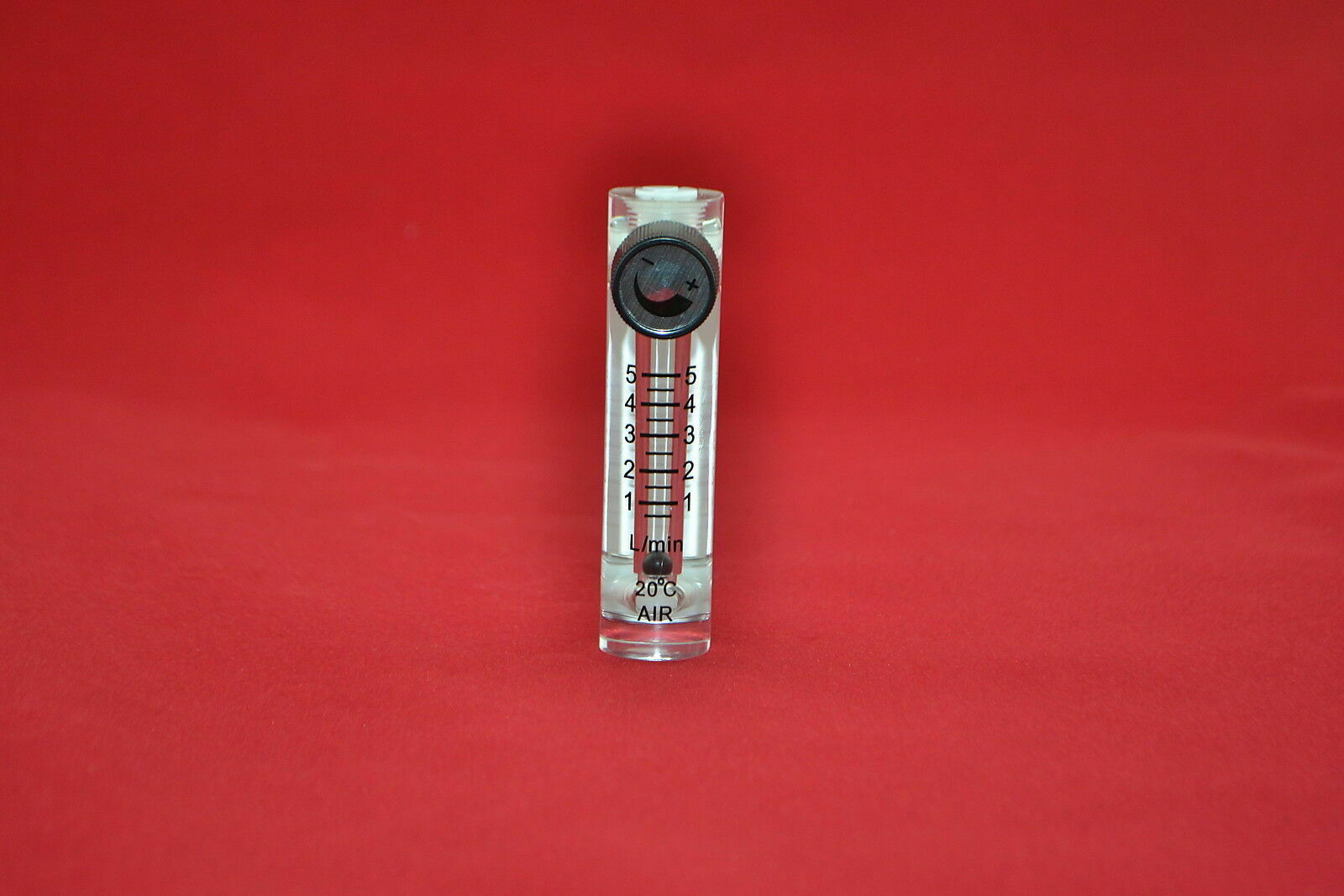LZQ-3 Oxygen Flowmeter 0.5-5LPM Flow Meter with Valve for Oxygen Air Gas