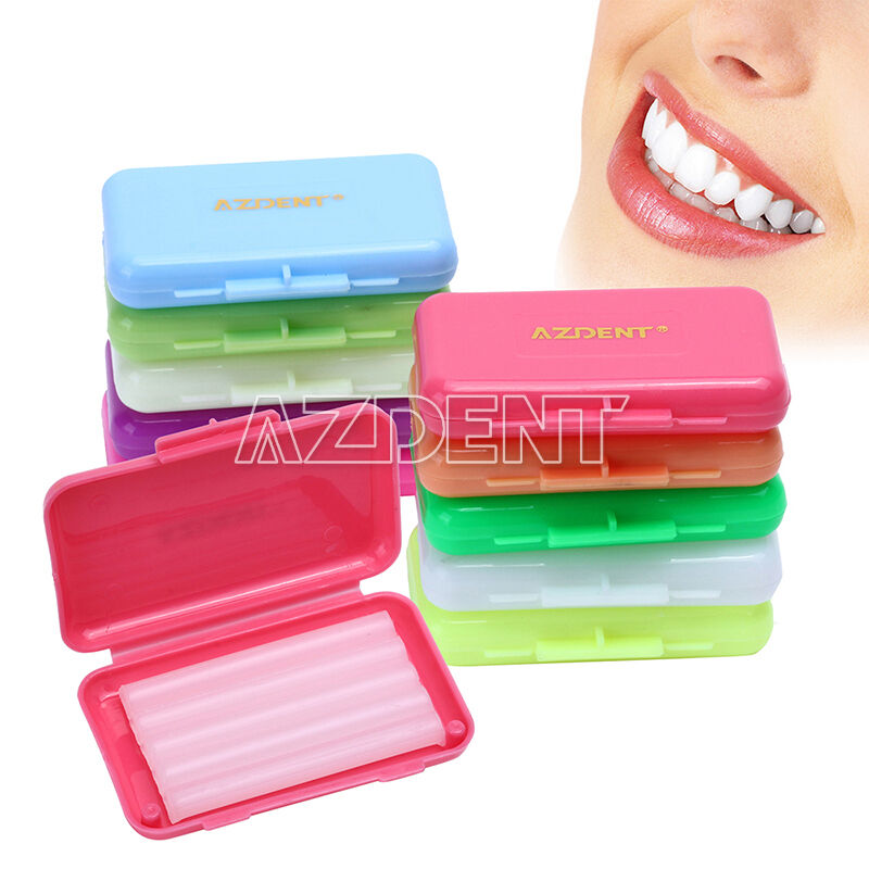 200 Kits Dental Orthodontic Wax Gum Irritation Rose Scent for Bracket Braces
