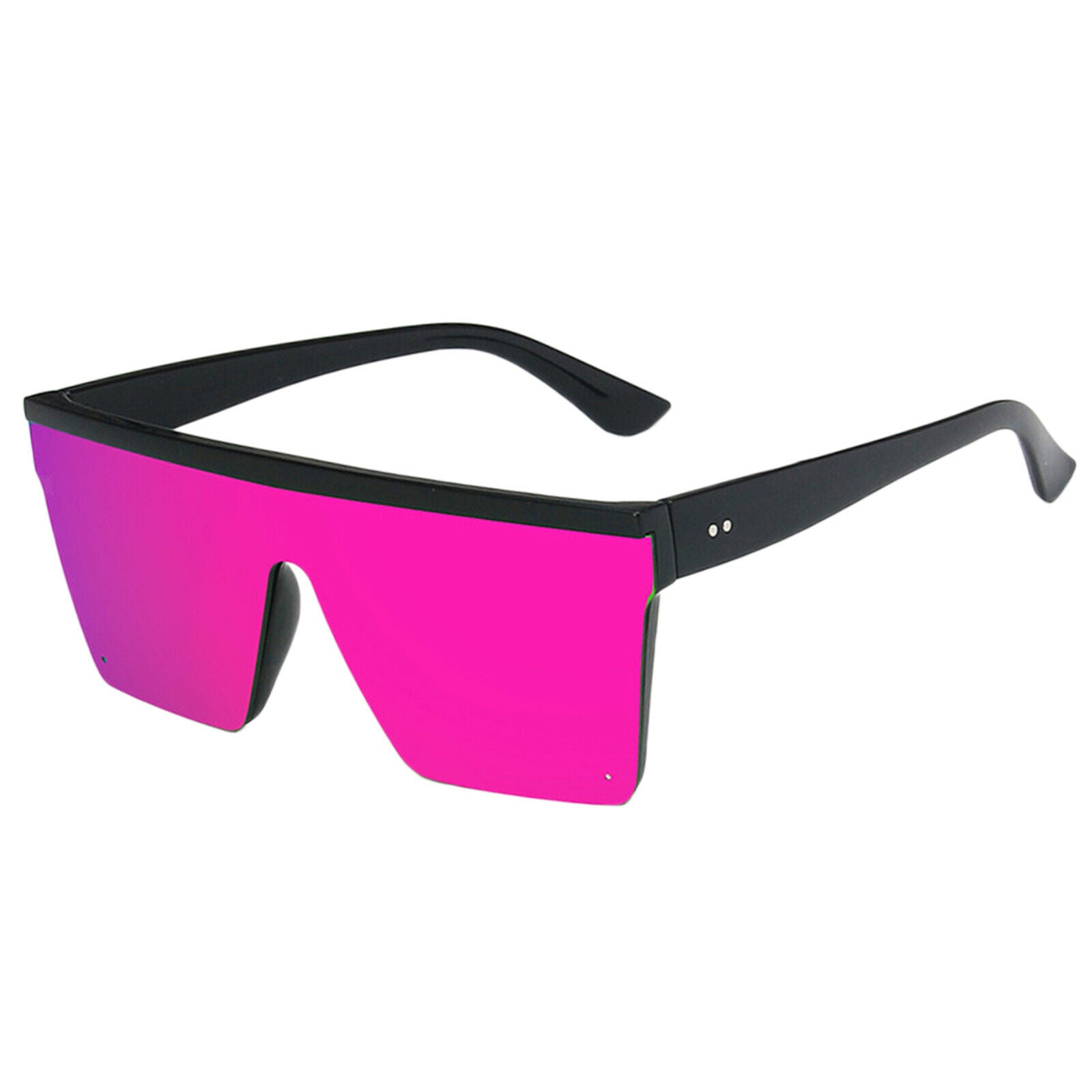Retro Square Sunglasses Women Men Large Frame Glasses Fishing Sports Eyewear