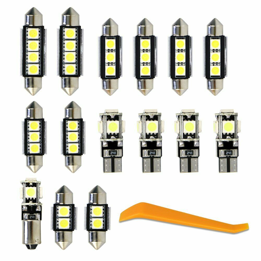 Error Free 15X Interior LED Bulb Package Fits for Bxnxz C Class W203 2000-2007