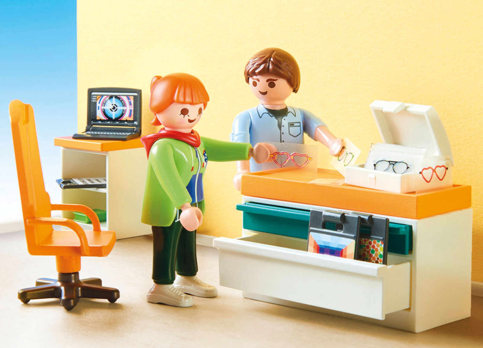 70197 Playmobil City Life Optician Playset inc 33pcs & Figures Children Age 4yr+