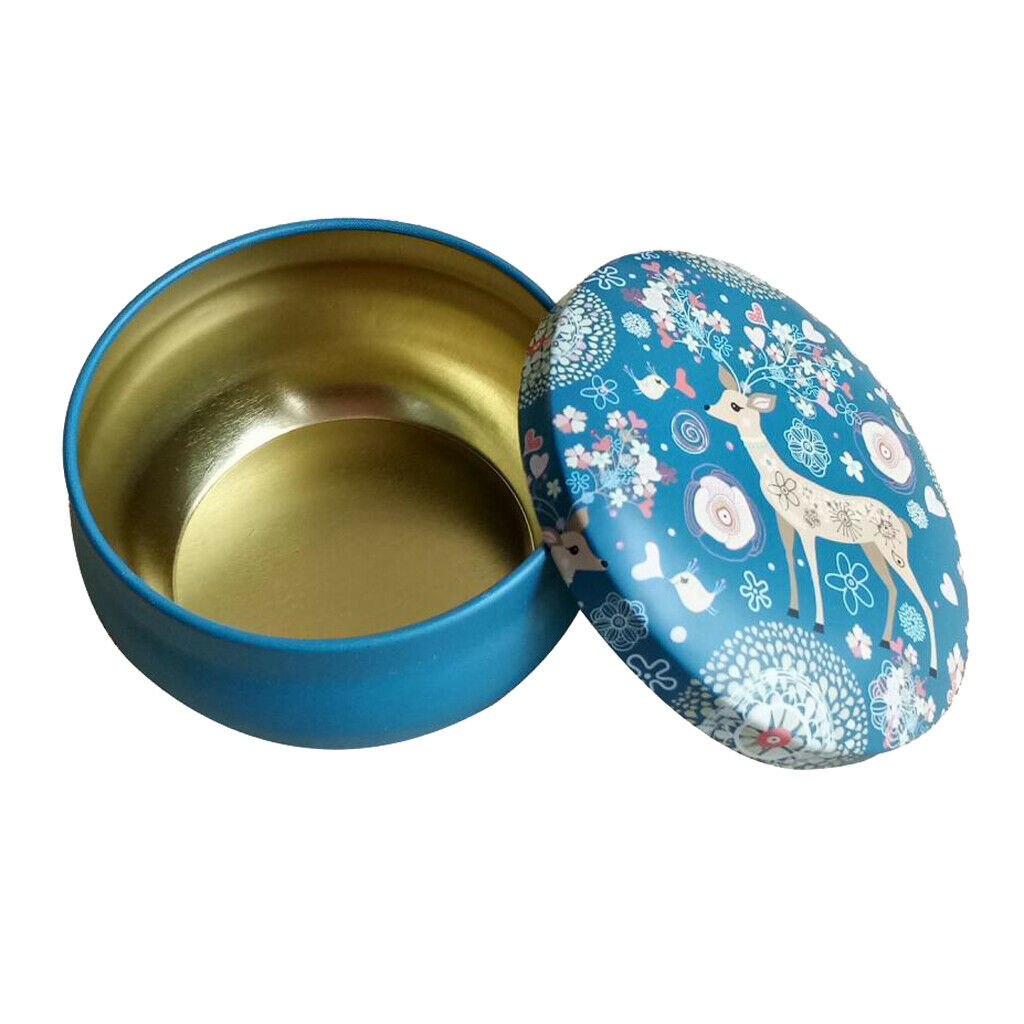 Prettyia Tins Box Art Craft Storage Container DIY Candle Holder Box