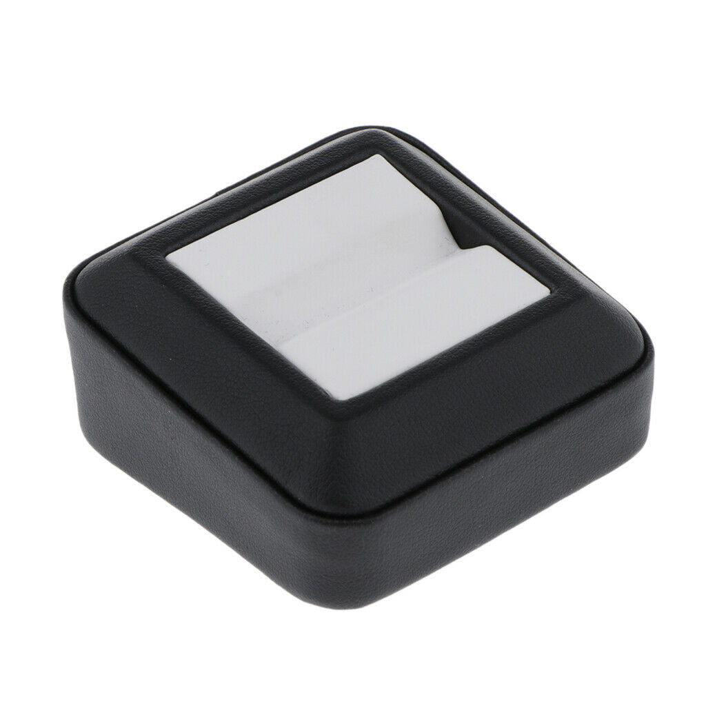 Portable Gem Genstones Display Box Case Rings Jewelry Holder Organizer 55mm
