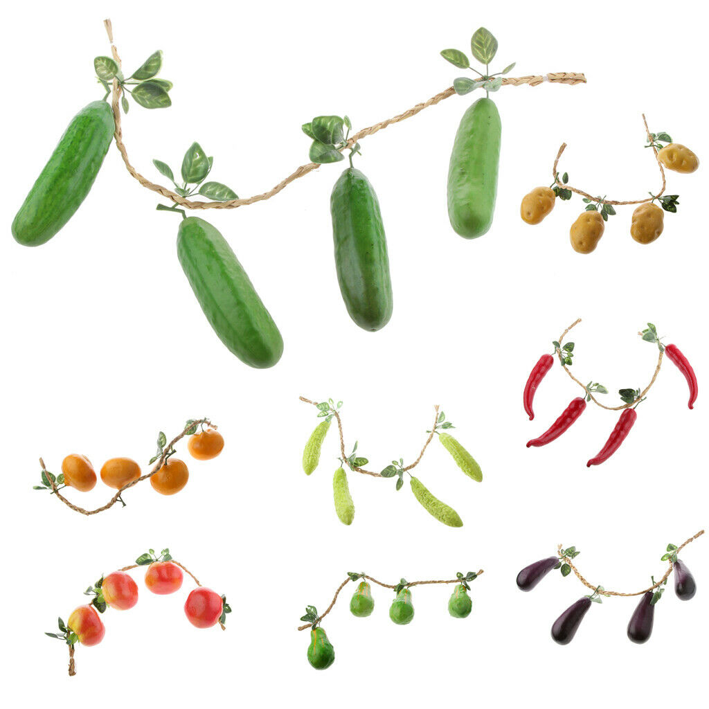 Chili Pepper Photography Props Restaurant Home Decoration 4pcs / String