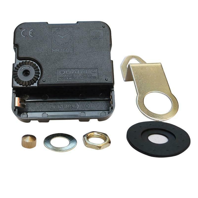 High Torque Long Shaft Silent Clock Movement Mechanism with 2 Clock Hands Repair