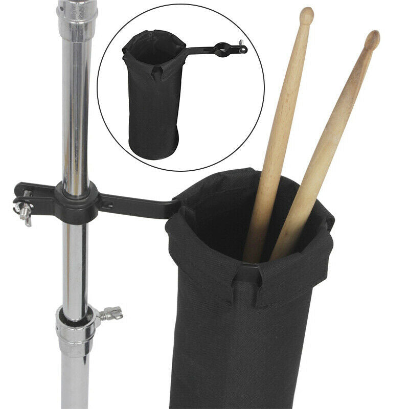 Drumstick Bag Drum Stick Holder Adjustable Oxford Fabric Aluminum Alloy ClamBDA