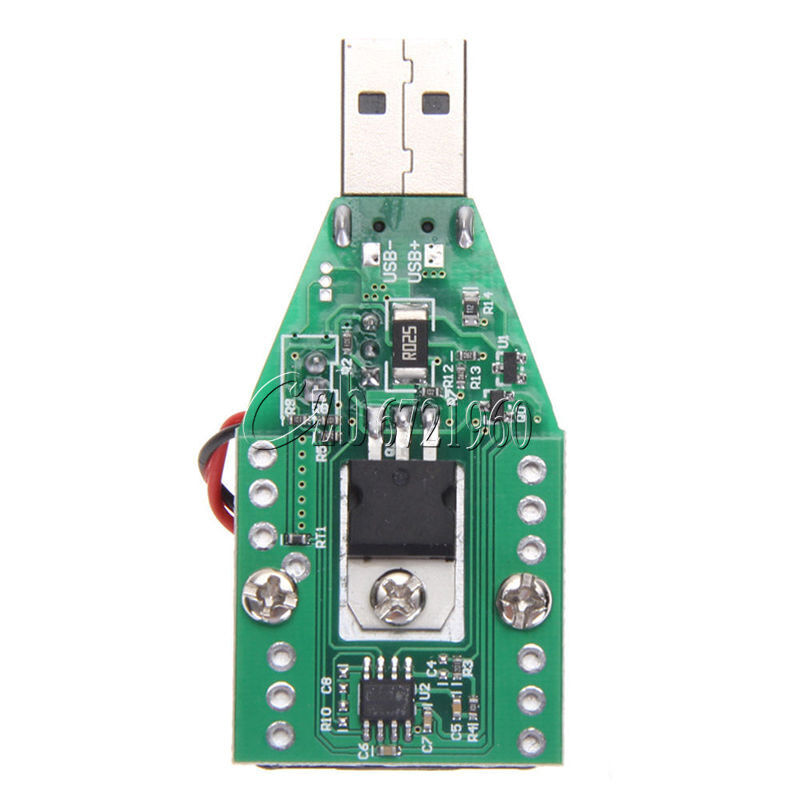 15W 3.7-13V Industrial Electronic Load Resistor USB Discharge Battery Tester