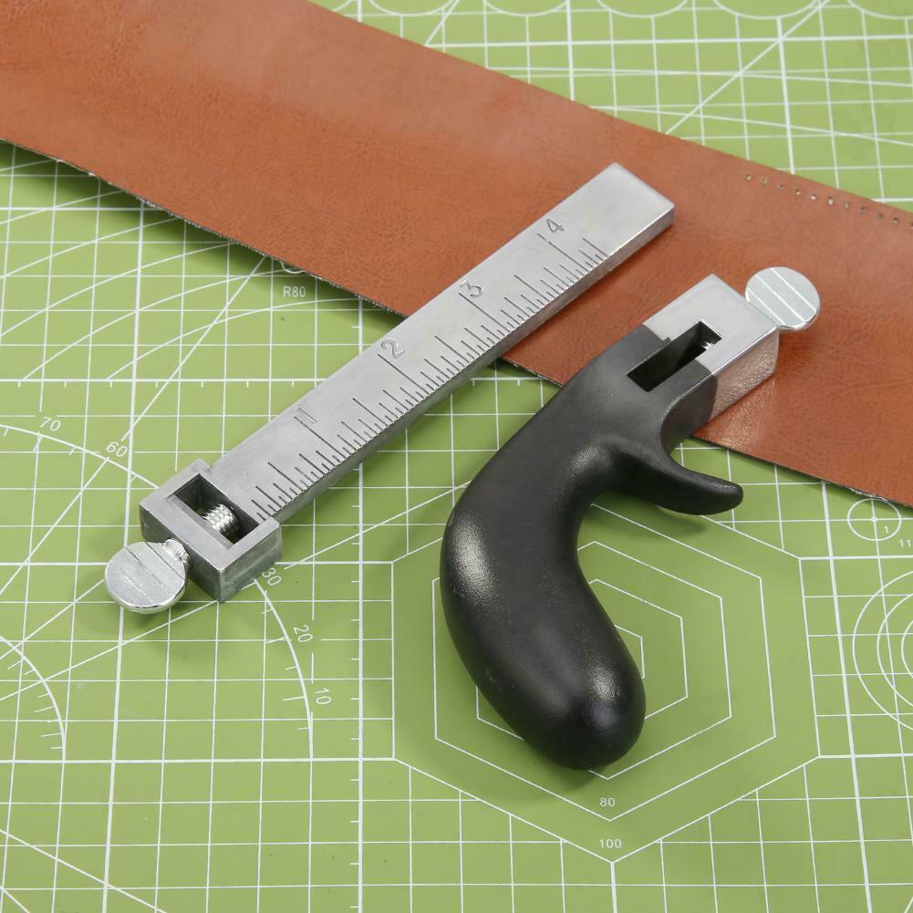 Professional Leather Strap Cutter Draw Gauge Leathercraft Strip Belt Tool