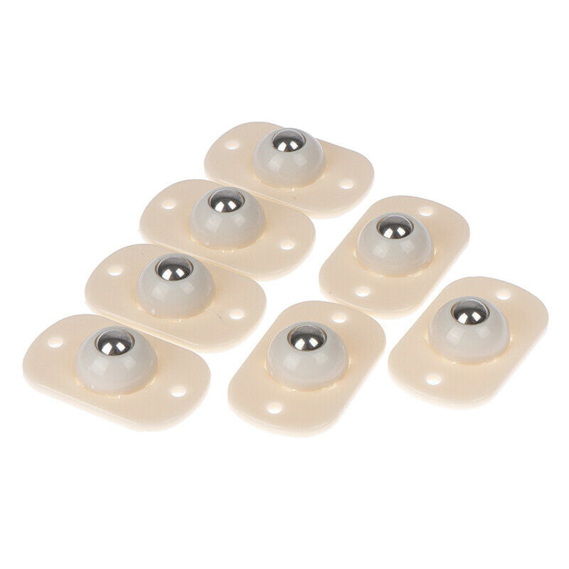 8Pcs Self Adhesive Wheels Trash Can Caster 360Â°  Rotation Storage Box Pulley SJ