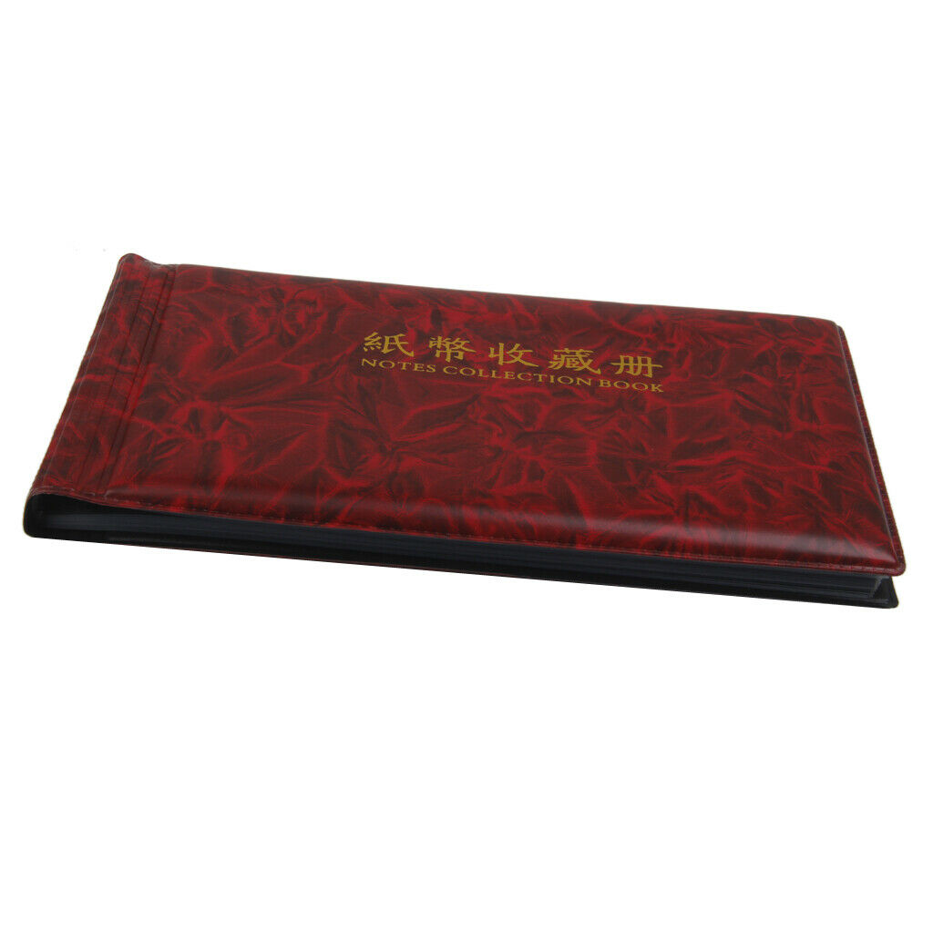 Banknotes Collection Album Protection Storage Book Single Display Pocket