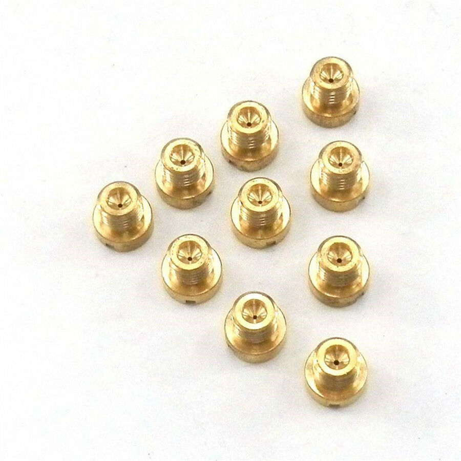 10Pcs 6mm M6 Metal Main Jet Kit 98-130 for Motorcycle Carburetor Injector Nozzle