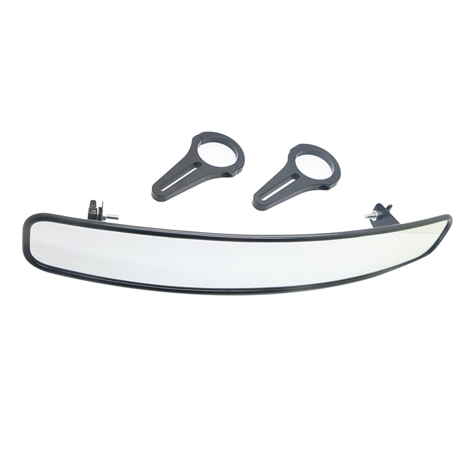RearView Mirror with 1.75" Clamps Compatible with Polaris ALL RZR Turbo