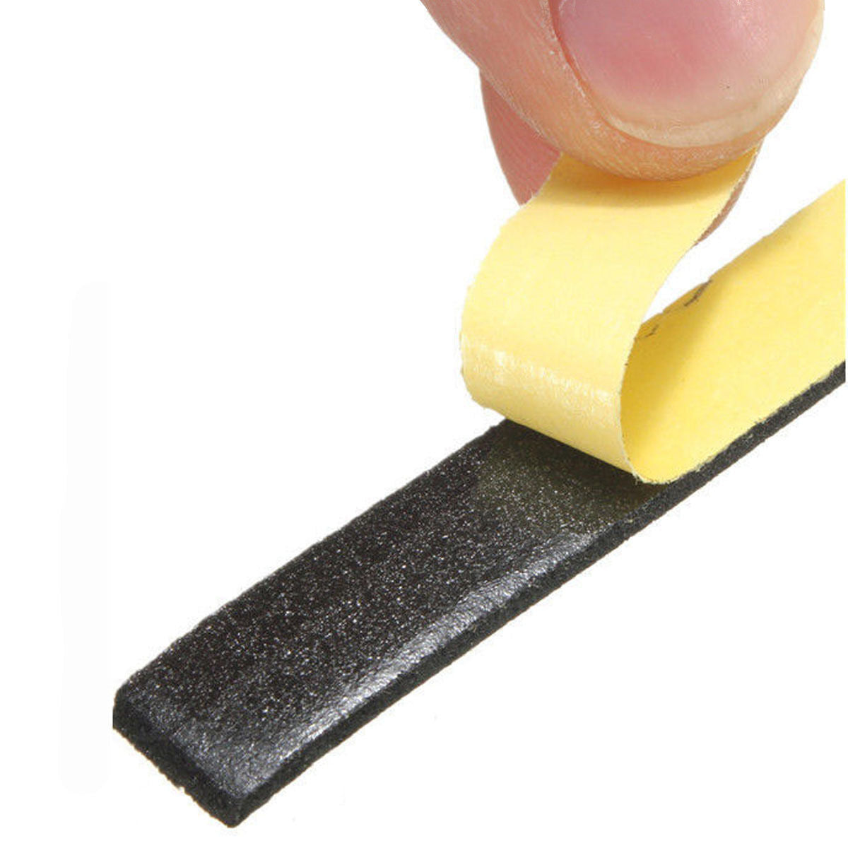 5M Weather Stripping Sponge Rubber Strip EPDM Tape 2mm*10mm Door Seal New