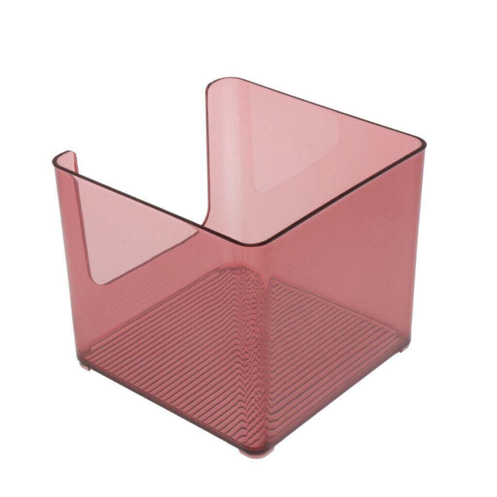 Plastic Desktop Jewelry Storage Finishing Box Organizer Cosmetics Display - Red,