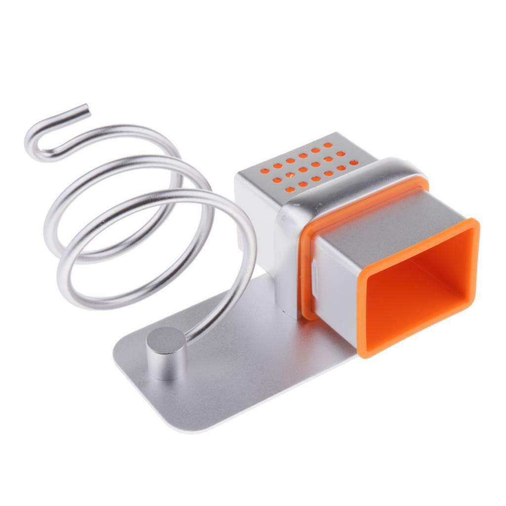 Hair Dryer Hanging Rack NO NEED DRILLIN Wall-mounted w/Hollow Box Organizer