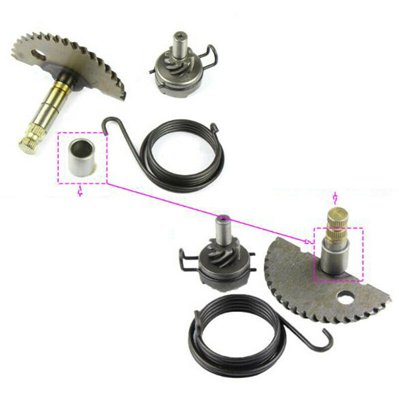 For 50CC GY6 139QMB Scooter ATV Kick Start Kit Complete Gear Shaft Spring PDDAU