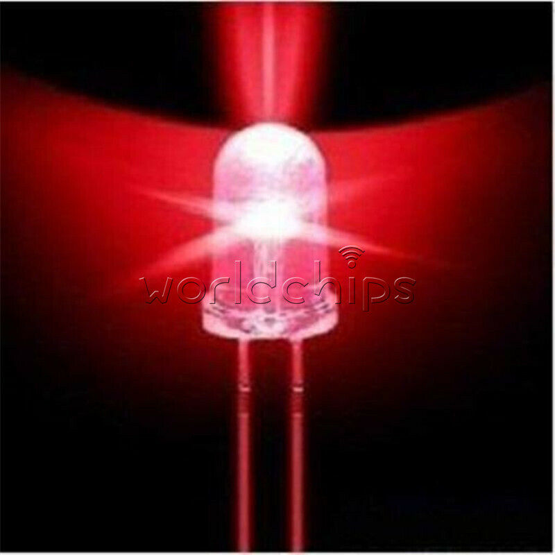 100PCS Lot LED 3MM Red Color Top Round RED Llight Lamp Super Bright New
